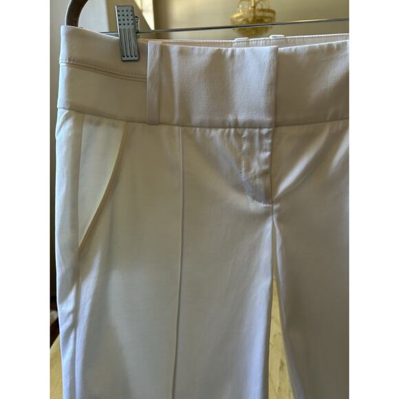 Y2K Office Siren Bebe Suit Sz 8 White Gold Buttons Luxury Blazer & Pants Classic - Picture 16 of 16